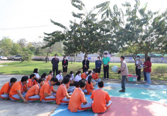 ภาพกิจกรรม  คณะวิทยาศาสตร์และเทคโนโลยี จัดกิจกรรมค่ายวิทยาศาสตร์สัญจร ปีการศึกษา 2565  โรงเรียนคณฑีพิทยาคม