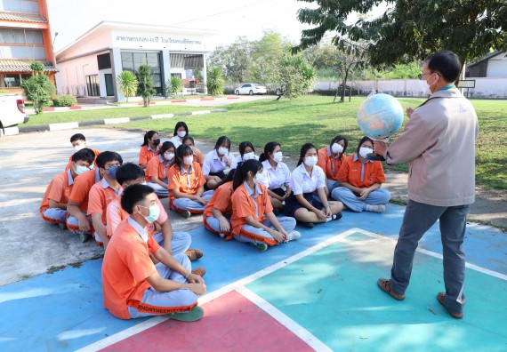 ภาพกิจกรรม  คณะวิทยาศาสตร์และเทคโนโลยี จัดกิจกรรมค่ายวิทยาศาสตร์สัญจร ปีการศึกษา 2565  โรงเรียนคณฑีพิทยาคม