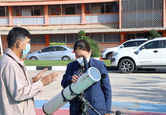 ภาพกิจกรรม  คณะวิทยาศาสตร์และเทคโนโลยี จัดกิจกรรมค่ายวิทยาศาสตร์สัญจร ปีการศึกษา 2565  โรงเรียนคณฑีพิทยาคม