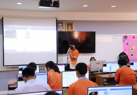 ภาพกิจกรรม  คณะวิทยาศาสตร์และเทคโนโลยี จัดกิจกรรมค่ายวิทยาศาสตร์สัญจร ปีการศึกษา 2565  โรงเรียนคณฑีพิทยาคม