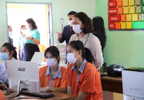 ภาพกิจกรรม  คณะวิทยาศาสตร์และเทคโนโลยี จัดกิจกรรมค่ายวิทยาศาสตร์สัญจร ปีการศึกษา 2565  โรงเรียนคณฑีพิทยาคม