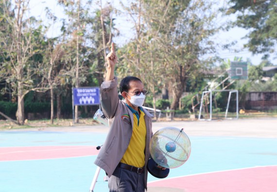 ภาพกิจกรรม  คณะวิทยาศาสตร์และเทคโนโลยี จัดกิจกรรมค่ายวิทยาศาสตร์สัญจร ปีการศึกษา 2565  โรงเรียนคณฑีพิทยาคม