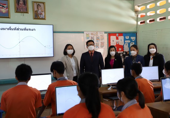 ภาพกิจกรรม  คณะวิทยาศาสตร์และเทคโนโลยี จัดกิจกรรมค่ายวิทยาศาสตร์สัญจร ปีการศึกษา 2565  โรงเรียนคณฑีพิทยาคม