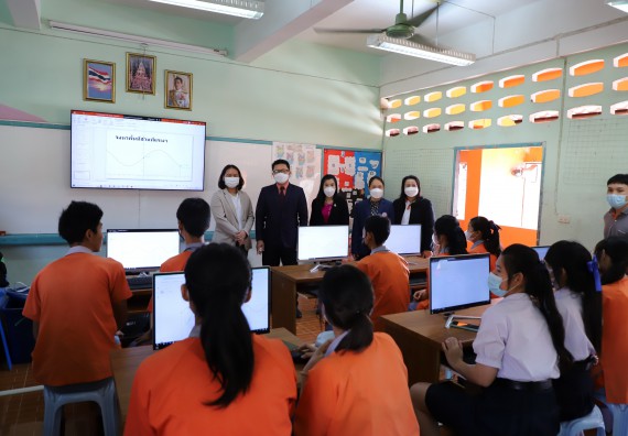 ภาพกิจกรรม  คณะวิทยาศาสตร์และเทคโนโลยี จัดกิจกรรมค่ายวิทยาศาสตร์สัญจร ปีการศึกษา 2565  โรงเรียนคณฑีพิทยาคม