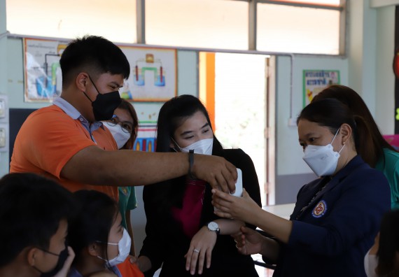 ภาพกิจกรรม  คณะวิทยาศาสตร์และเทคโนโลยี จัดกิจกรรมค่ายวิทยาศาสตร์สัญจร ปีการศึกษา 2565  โรงเรียนคณฑีพิทยาคม