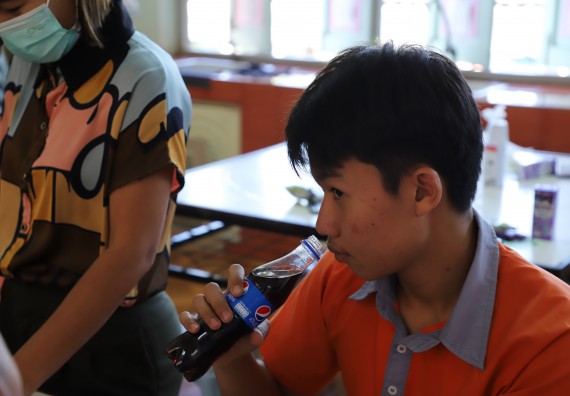 ภาพกิจกรรม  คณะวิทยาศาสตร์และเทคโนโลยี จัดกิจกรรมค่ายวิทยาศาสตร์สัญจร ปีการศึกษา 2565  โรงเรียนคณฑีพิทยาคม