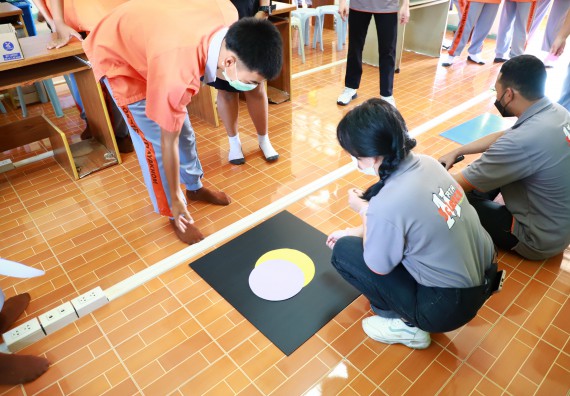 ภาพกิจกรรม  คณะวิทยาศาสตร์และเทคโนโลยี จัดกิจกรรมค่ายวิทยาศาสตร์สัญจร ปีการศึกษา 2565  โรงเรียนคณฑีพิทยาคม