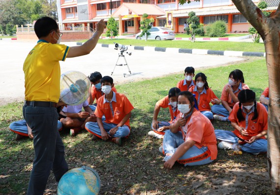ภาพกิจกรรม  คณะวิทยาศาสตร์และเทคโนโลยี จัดกิจกรรมค่ายวิทยาศาสตร์สัญจร ปีการศึกษา 2565  โรงเรียนคณฑีพิทยาคม