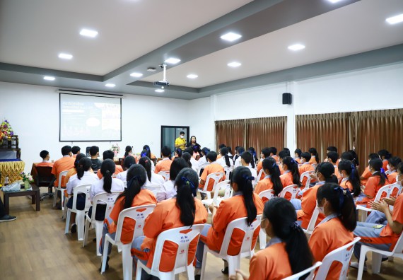 ภาพกิจกรรม  คณะวิทยาศาสตร์และเทคโนโลยี จัดกิจกรรมค่ายวิทยาศาสตร์สัญจร ปีการศึกษา 2565  โรงเรียนคณฑีพิทยาคม