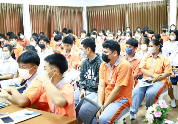 ภาพกิจกรรม  คณะวิทยาศาสตร์และเทคโนโลยี จัดกิจกรรมค่ายวิทยาศาสตร์สัญจร ปีการศึกษา 2565  โรงเรียนคณฑีพิทยาคม