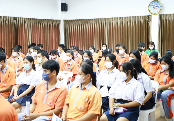 ภาพกิจกรรม  คณะวิทยาศาสตร์และเทคโนโลยี จัดกิจกรรมค่ายวิทยาศาสตร์สัญจร ปีการศึกษา 2565  โรงเรียนคณฑีพิทยาคม