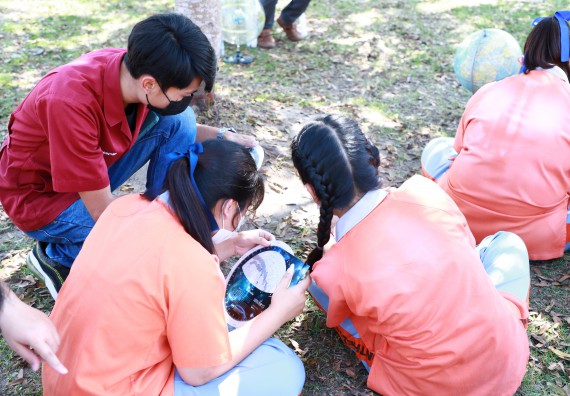 ภาพกิจกรรม  คณะวิทยาศาสตร์และเทคโนโลยี จัดกิจกรรมค่ายวิทยาศาสตร์สัญจร ปีการศึกษา 2565  โรงเรียนคณฑีพิทยาคม