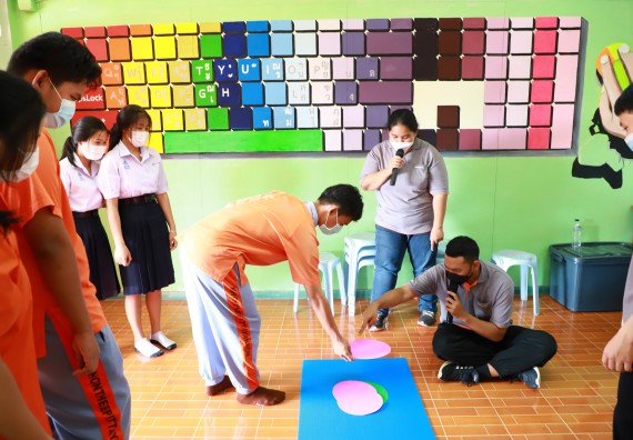 ภาพกิจกรรม  คณะวิทยาศาสตร์และเทคโนโลยี จัดกิจกรรมค่ายวิทยาศาสตร์สัญจร ปีการศึกษา 2565  โรงเรียนคณฑีพิทยาคม