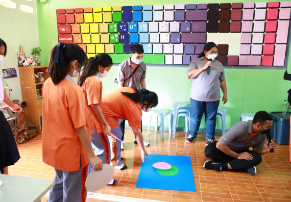 ภาพกิจกรรม  คณะวิทยาศาสตร์และเทคโนโลยี จัดกิจกรรมค่ายวิทยาศาสตร์สัญจร ปีการศึกษา 2565  โรงเรียนคณฑีพิทยาคม