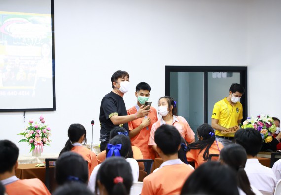 ภาพกิจกรรม  คณะวิทยาศาสตร์และเทคโนโลยี จัดกิจกรรมค่ายวิทยาศาสตร์สัญจร ปีการศึกษา 2565  โรงเรียนคณฑีพิทยาคม