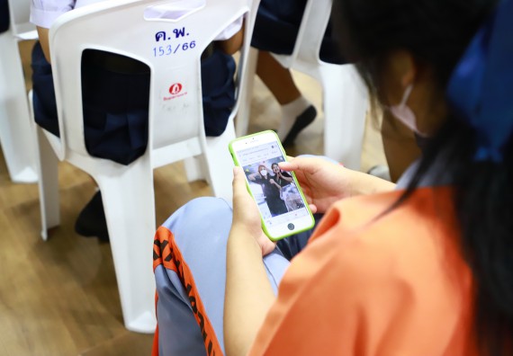 ภาพกิจกรรม  คณะวิทยาศาสตร์และเทคโนโลยี จัดกิจกรรมค่ายวิทยาศาสตร์สัญจร ปีการศึกษา 2565  โรงเรียนคณฑีพิทยาคม