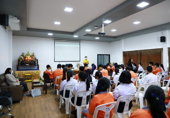 ภาพกิจกรรม  คณะวิทยาศาสตร์และเทคโนโลยี จัดกิจกรรมค่ายวิทยาศาสตร์สัญจร ปีการศึกษา 2565  โรงเรียนคณฑีพิทยาคม