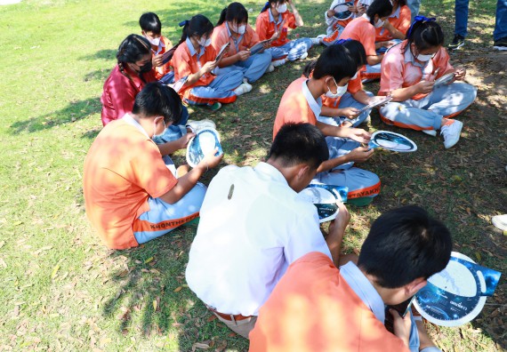 ภาพกิจกรรม  คณะวิทยาศาสตร์และเทคโนโลยี จัดกิจกรรมค่ายวิทยาศาสตร์สัญจร ปีการศึกษา 2565  โรงเรียนคณฑีพิทยาคม