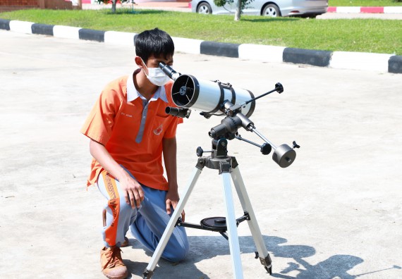 ภาพกิจกรรม  คณะวิทยาศาสตร์และเทคโนโลยี จัดกิจกรรมค่ายวิทยาศาสตร์สัญจร ปีการศึกษา 2565  โรงเรียนคณฑีพิทยาคม