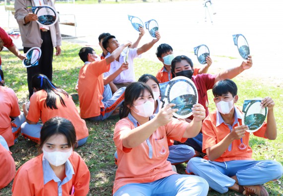 ภาพกิจกรรม  คณะวิทยาศาสตร์และเทคโนโลยี จัดกิจกรรมค่ายวิทยาศาสตร์สัญจร ปีการศึกษา 2565  โรงเรียนคณฑีพิทยาคม