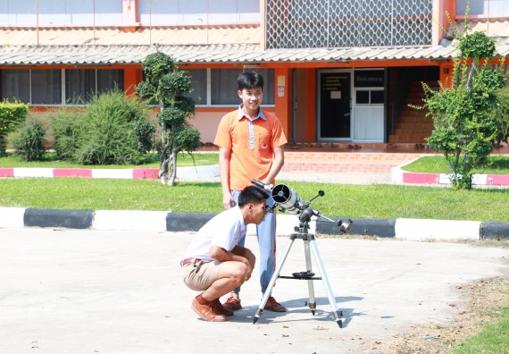 ภาพกิจกรรม  คณะวิทยาศาสตร์และเทคโนโลยี จัดกิจกรรมค่ายวิทยาศาสตร์สัญจร ปีการศึกษา 2565  โรงเรียนคณฑีพิทยาคม