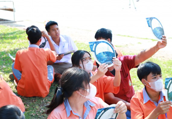 ภาพกิจกรรม  คณะวิทยาศาสตร์และเทคโนโลยี จัดกิจกรรมค่ายวิทยาศาสตร์สัญจร ปีการศึกษา 2565  โรงเรียนคณฑีพิทยาคม