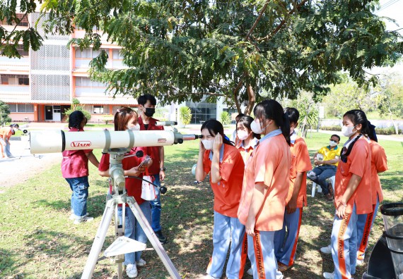 ภาพกิจกรรม  คณะวิทยาศาสตร์และเทคโนโลยี จัดกิจกรรมค่ายวิทยาศาสตร์สัญจร ปีการศึกษา 2565  โรงเรียนคณฑีพิทยาคม