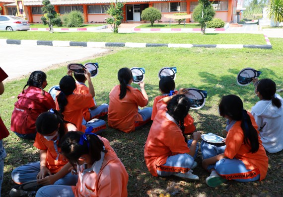 ภาพกิจกรรม  คณะวิทยาศาสตร์และเทคโนโลยี จัดกิจกรรมค่ายวิทยาศาสตร์สัญจร ปีการศึกษา 2565  โรงเรียนคณฑีพิทยาคม