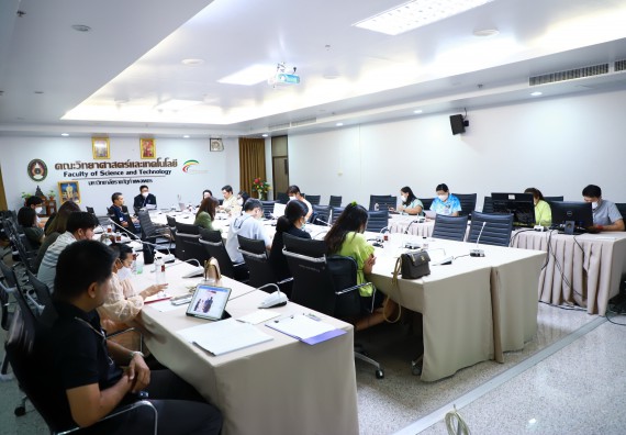ภาพกิจกรรม  คณะวิทยาศาสตร์และเทคโนโลยี จัดประชุมประธานโปรแกรมวิชาและคณะกรรมการขับเคลื่อนการรับนักศึกษา ครั้งที่ 6 ปีการศึกษา 2566