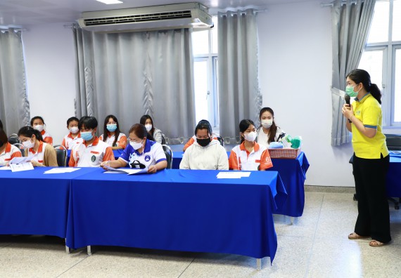 ภาพกิจกรรม  ศูนย์วิทยาศาสตร์และวิทยาศาสตร์ประยุกต์ จัดอบรมเชิงปฏิบัติการมาตรฐานความปลอดภัยห้องปฏิบัติการเคมี รูปแบบ Peer evaluation