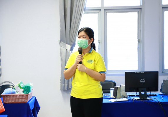 ภาพกิจกรรม  ศูนย์วิทยาศาสตร์และวิทยาศาสตร์ประยุกต์ จัดอบรมเชิงปฏิบัติการมาตรฐานความปลอดภัยห้องปฏิบัติการเคมี รูปแบบ Peer evaluation