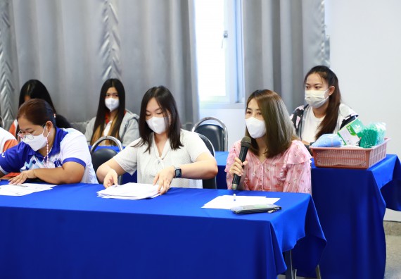 ภาพกิจกรรม  ศูนย์วิทยาศาสตร์และวิทยาศาสตร์ประยุกต์ จัดอบรมเชิงปฏิบัติการมาตรฐานความปลอดภัยห้องปฏิบัติการเคมี รูปแบบ Peer evaluation