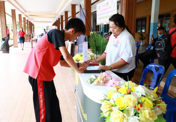 ภาพกิจกรรม  คณะวิทยาศาสตร์และเทคโนโลยี จัดบูธนิทรรศการงานเปิดโลกการเรียนรู้มุ่งสู่การพัฒนาคุณภาพผู้เรียน ประจำปีการศึกษา 2565