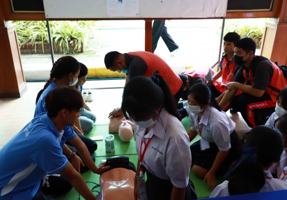 ภาพกิจกรรม  คณะวิทยาศาสตร์และเทคโนโลยี จัดบูธนิทรรศการงานเปิดโลกการเรียนรู้มุ่งสู่การพัฒนาคุณภาพผู้เรียน ประจำปีการศึกษา 2565