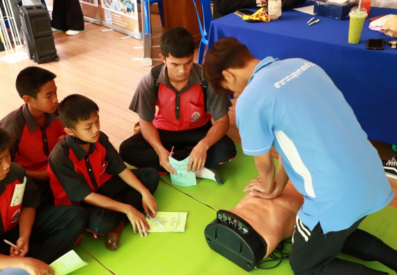 ภาพกิจกรรม  คณะวิทยาศาสตร์และเทคโนโลยี จัดบูธนิทรรศการงานเปิดโลกการเรียนรู้มุ่งสู่การพัฒนาคุณภาพผู้เรียน ประจำปีการศึกษา 2565