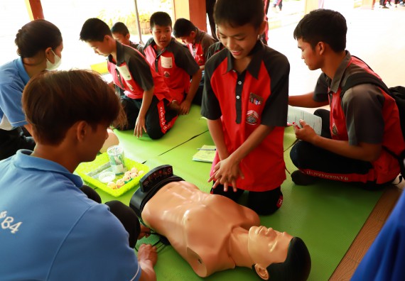 ภาพกิจกรรม  คณะวิทยาศาสตร์และเทคโนโลยี จัดบูธนิทรรศการงานเปิดโลกการเรียนรู้มุ่งสู่การพัฒนาคุณภาพผู้เรียน ประจำปีการศึกษา 2565