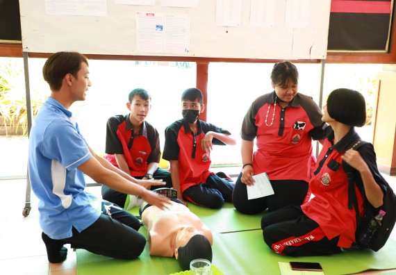 ภาพกิจกรรม  คณะวิทยาศาสตร์และเทคโนโลยี จัดบูธนิทรรศการงานเปิดโลกการเรียนรู้มุ่งสู่การพัฒนาคุณภาพผู้เรียน ประจำปีการศึกษา 2565