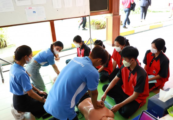 ภาพกิจกรรม  คณะวิทยาศาสตร์และเทคโนโลยี จัดบูธนิทรรศการงานเปิดโลกการเรียนรู้มุ่งสู่การพัฒนาคุณภาพผู้เรียน ประจำปีการศึกษา 2565