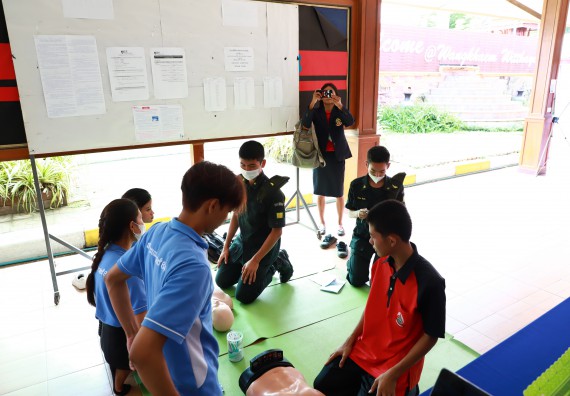 ภาพกิจกรรม  คณะวิทยาศาสตร์และเทคโนโลยี จัดบูธนิทรรศการงานเปิดโลกการเรียนรู้มุ่งสู่การพัฒนาคุณภาพผู้เรียน ประจำปีการศึกษา 2565