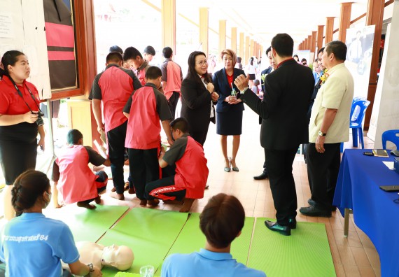 ภาพกิจกรรม  คณะวิทยาศาสตร์และเทคโนโลยี จัดบูธนิทรรศการงานเปิดโลกการเรียนรู้มุ่งสู่การพัฒนาคุณภาพผู้เรียน ประจำปีการศึกษา 2565