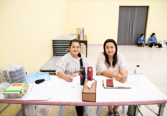 ภาพกิจกรรม  โปรแกรมวิชาสาธารณสุขศาสตร์ จัดอบรมการช่วยเหลือผู้ป่วยฉุกเฉิน ให้กับนักศึกษาชั้นปีที่ 2 หลักสูตรสาธารณสุขศาสตร์