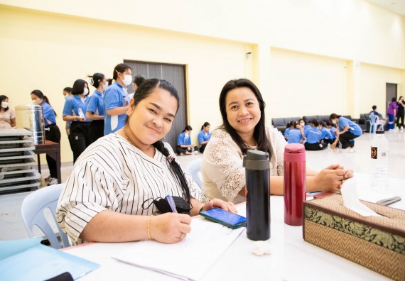 ภาพกิจกรรม  โปรแกรมวิชาสาธารณสุขศาสตร์ จัดอบรมการช่วยเหลือผู้ป่วยฉุกเฉิน ให้กับนักศึกษาชั้นปีที่ 2 หลักสูตรสาธารณสุขศาสตร์