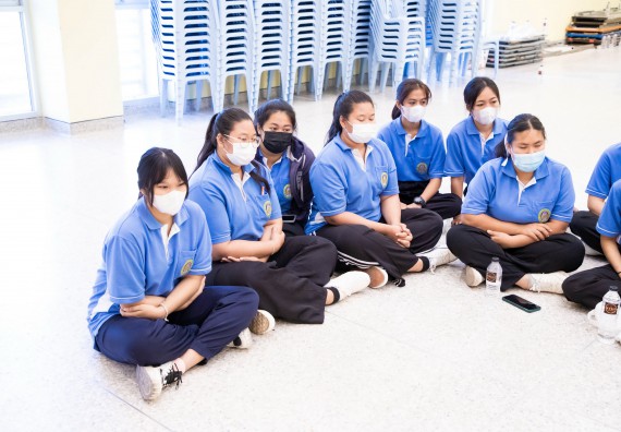 ภาพกิจกรรม  โปรแกรมวิชาสาธารณสุขศาสตร์ จัดอบรมการช่วยเหลือผู้ป่วยฉุกเฉิน ให้กับนักศึกษาชั้นปีที่ 2 หลักสูตรสาธารณสุขศาสตร์