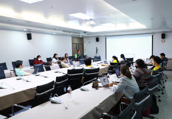 ภาพกิจกรรม  คณะวิทยาศาสตร์และเทคโนโลยี จัดประชุมเพื่อติดตามความก้าวหน้าในการจัดทำแบบประเมินความพึงพอใจและแบบสอบถามความต้องการของผู้มีส่วนได้เสีย