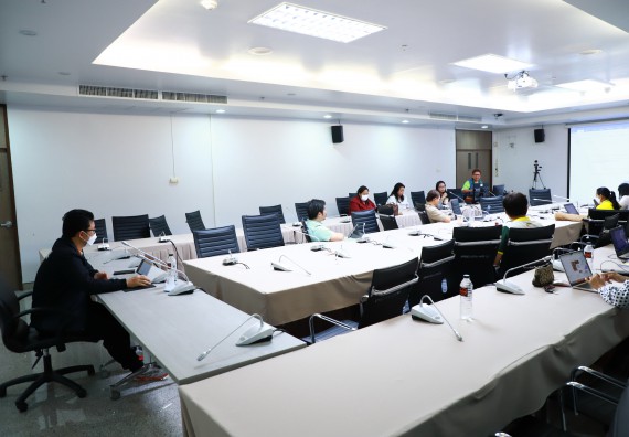 ภาพกิจกรรม  คณะวิทยาศาสตร์และเทคโนโลยี จัดประชุมเพื่อติดตามความก้าวหน้าในการจัดทำแบบประเมินความพึงพอใจและแบบสอบถามความต้องการของผู้มีส่วนได้เสีย