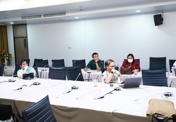 ภาพกิจกรรม  คณะวิทยาศาสตร์และเทคโนโลยี จัดประชุมเพื่อติดตามความก้าวหน้าในการจัดทำแบบประเมินความพึงพอใจและแบบสอบถามความต้องการของผู้มีส่วนได้เสีย