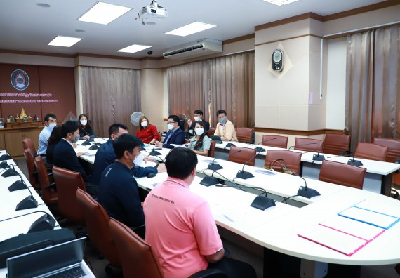 ภาพกิจกรรม  มหาวิทยาลัยราชภัฏกำแพงเพชร โดยคณะวิทยาศาสตร์และเทคโนโลยี ได้ตกลงลงนามในสัญญา เพื่อพัฒนาแอปพลิเคชั่น ชื่อ Casava Management System