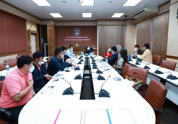 ภาพกิจกรรม  มหาวิทยาลัยราชภัฏกำแพงเพชร โดยคณะวิทยาศาสตร์และเทคโนโลยี ได้ตกลงลงนามในสัญญา เพื่อพัฒนาแอปพลิเคชั่น ชื่อ Casava Management System