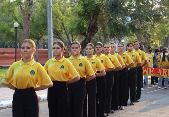 ภาพกิจกรรม  สโมสรนักศึกษา คณะวิทยาศาสตร์และเทคโนโลยี เข้าร่วมกีฬาระหว่างคณะ ปลาบึกเกมส์ ครั้งที่ 20