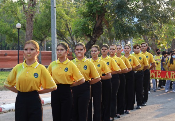 ภาพกิจกรรม  สโมสรนักศึกษา คณะวิทยาศาสตร์และเทคโนโลยี เข้าร่วมกีฬาระหว่างคณะ ปลาบึกเกมส์ ครั้งที่ 20